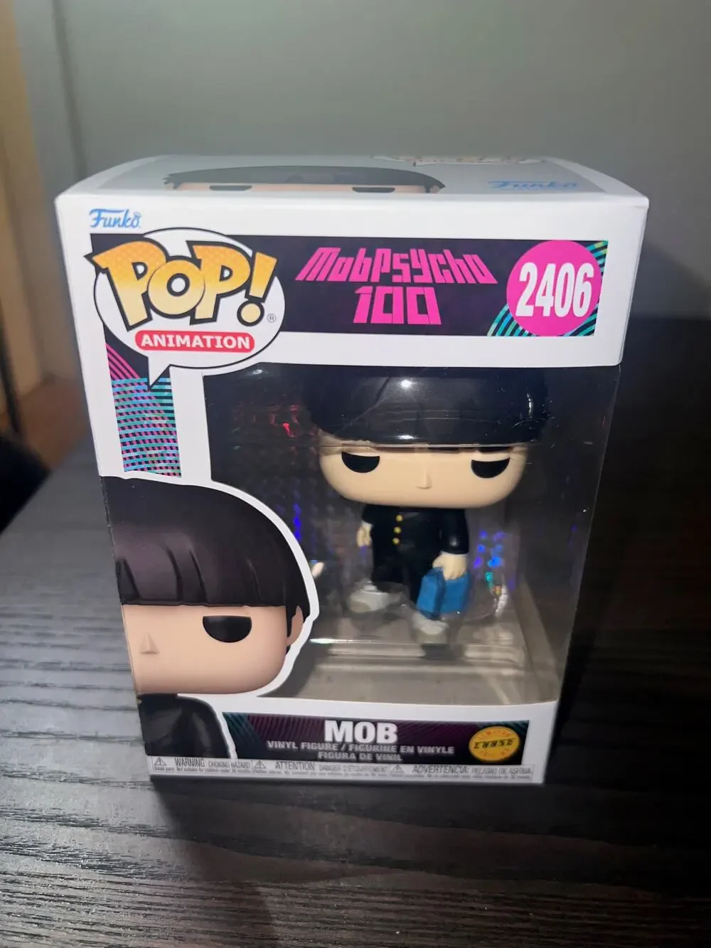 LIMITED EDITION CHASE Mob Funko Pop #2406 Psycho 100 Animation Anime Manga One